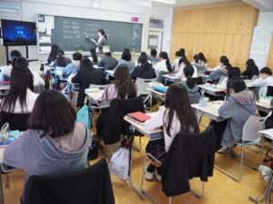 【2年生進学コース】中間試験前の様子